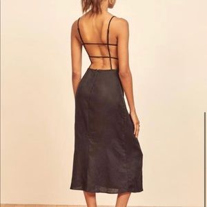Reformation black Leo dress - size 6